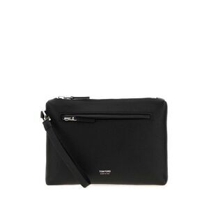 Tom Ford Men Black Leather Clutch